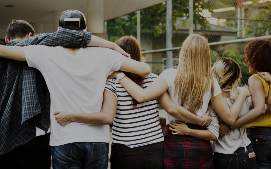 A group of young people